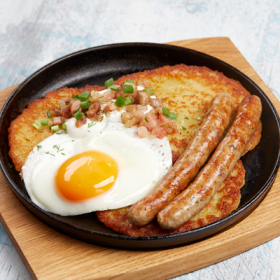 Сковородка "Сельская" с деревенскими колбасками